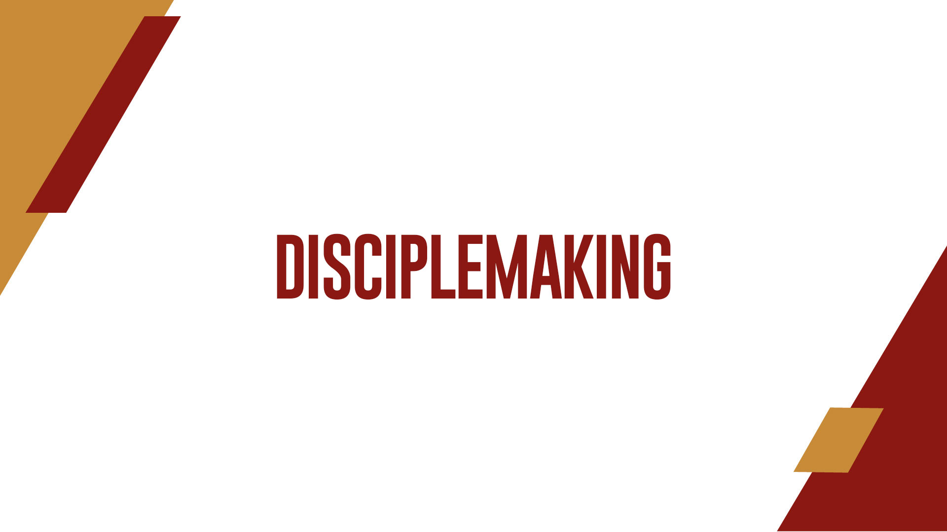 Disciplemaking