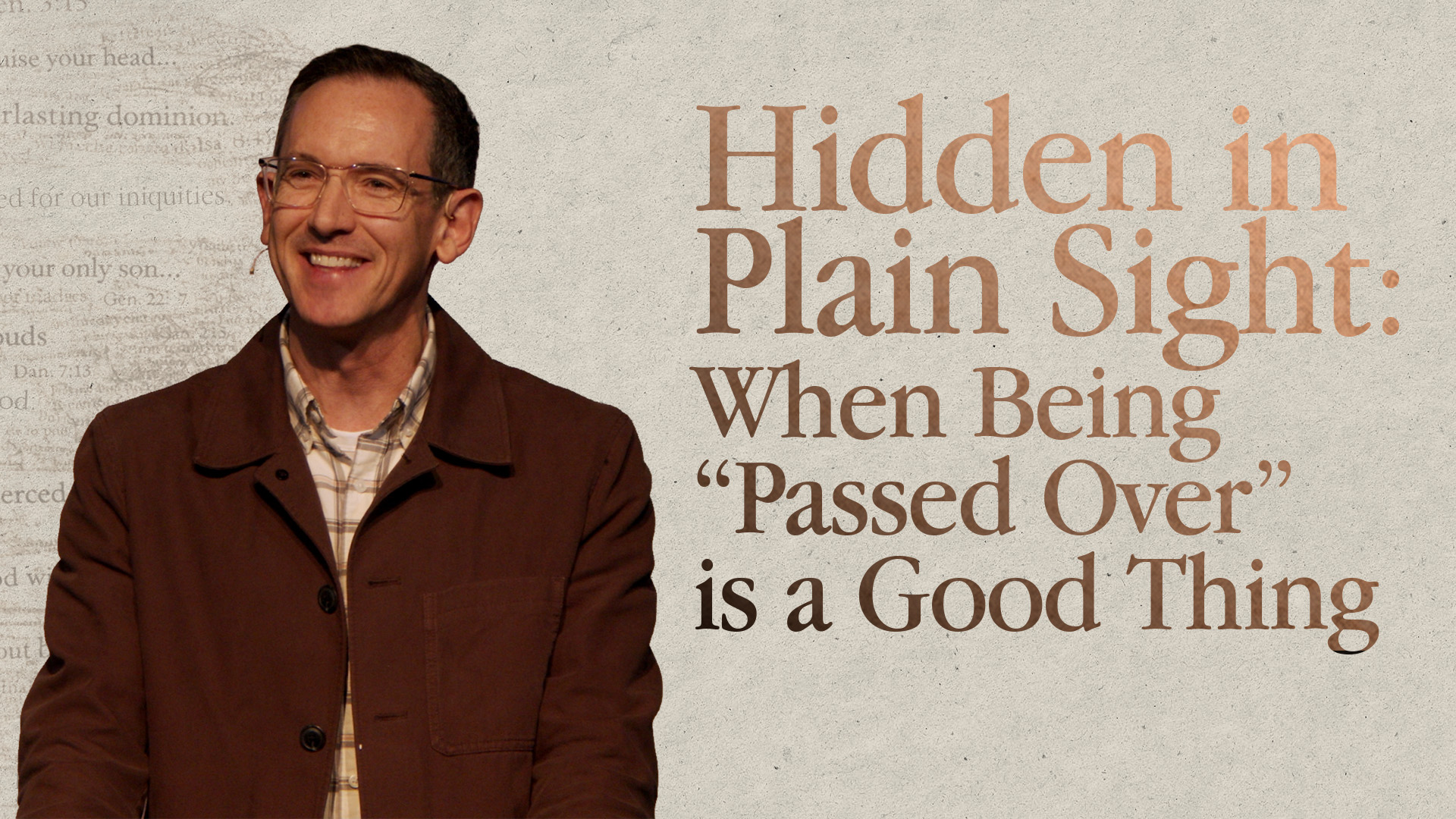 When Being "Passed Over" is a Good Thing