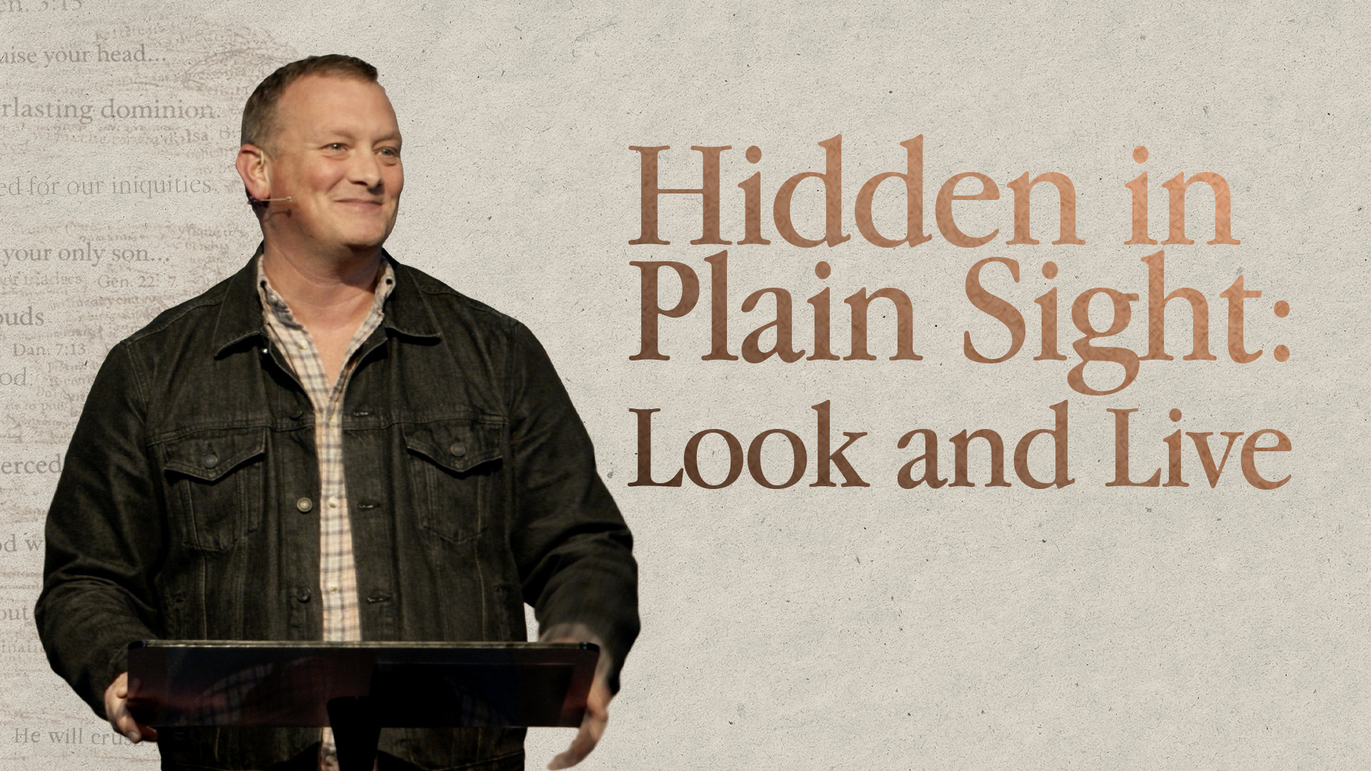 Sight: Look and Live