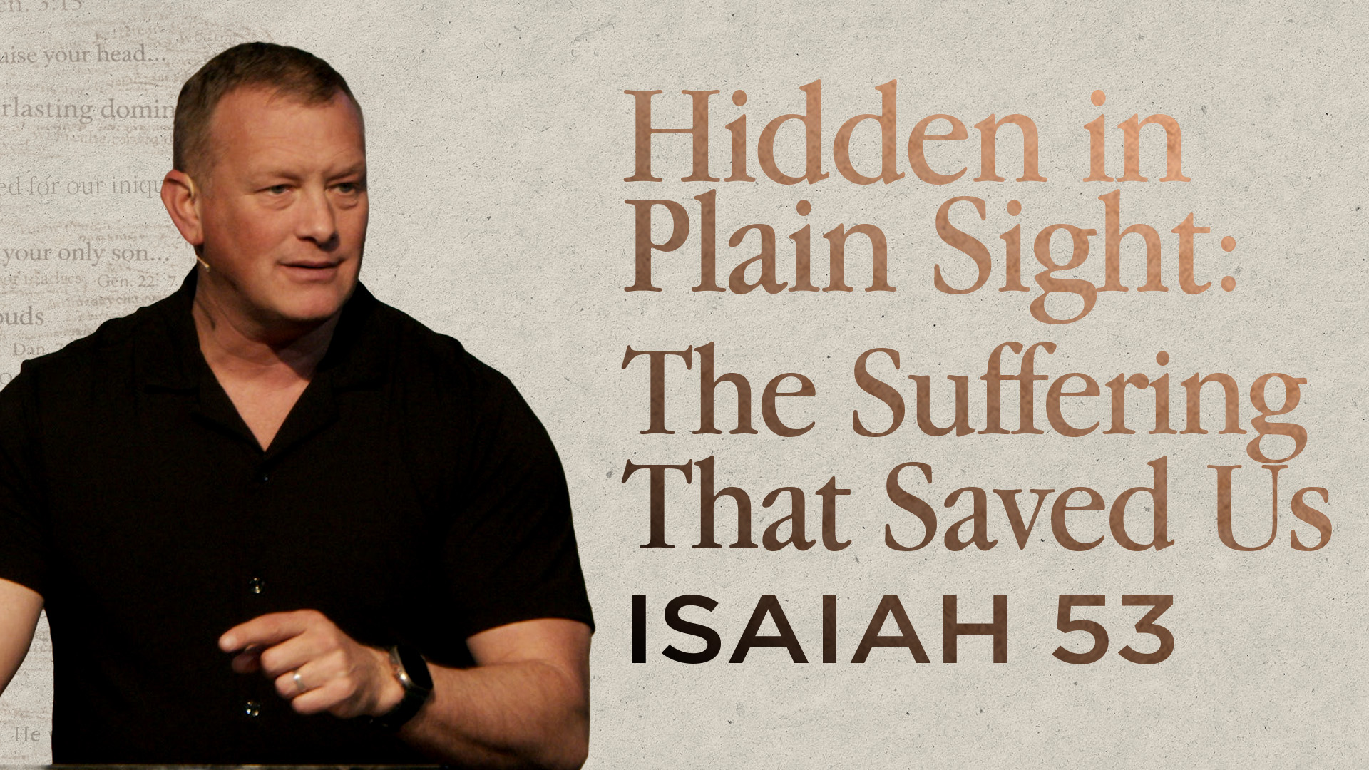 The Suffering That Saved Us